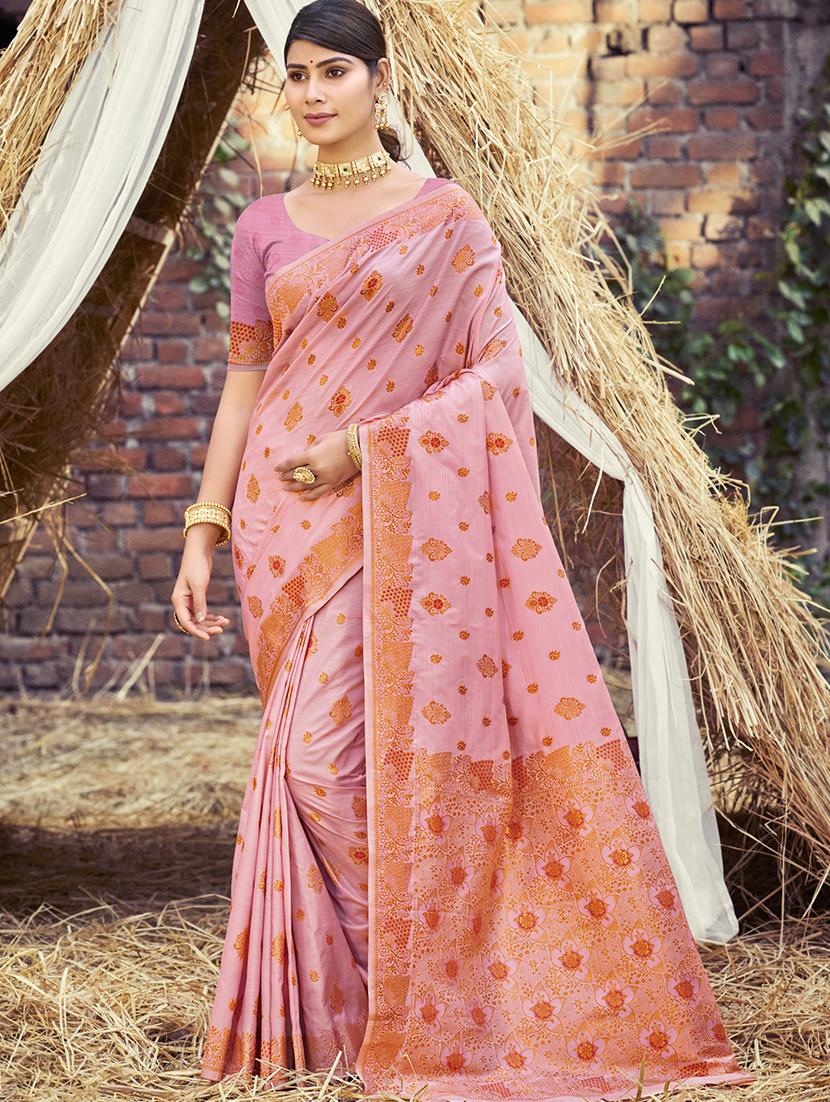 women self design banarasi saree with blouse - 21789704 -  Zoom Image - 0
