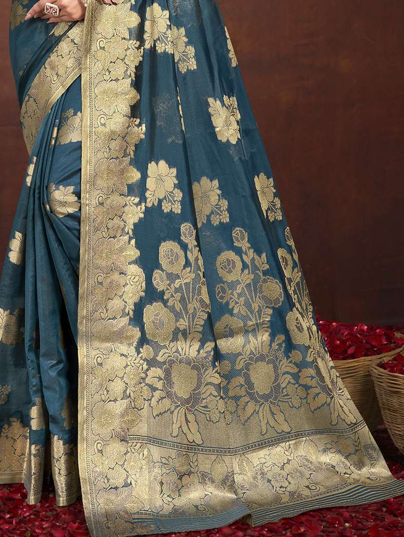 women self design banarasi saree with blouse - 21789733 -  Standard Image - 2