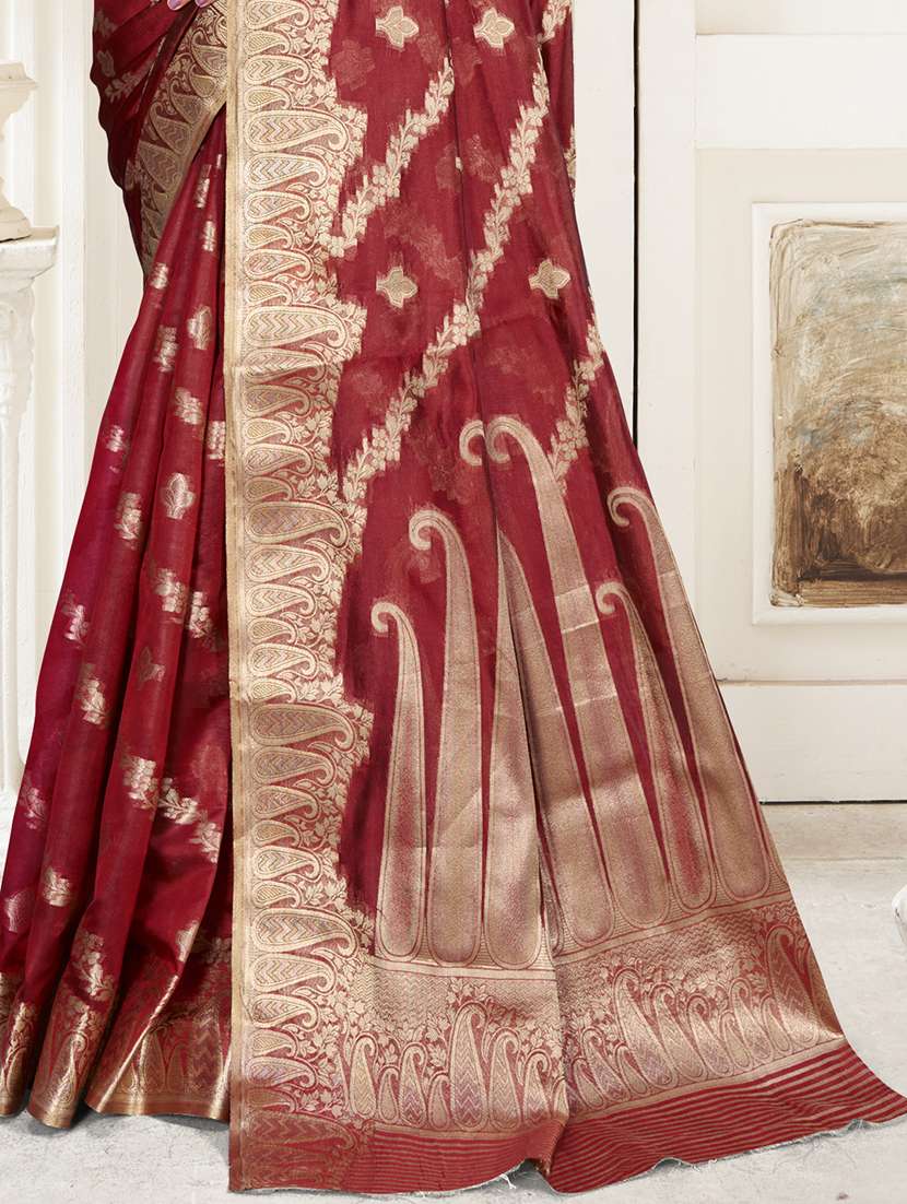 women self design banarasi saree with blouse - 21789740 - Standard Image - 2