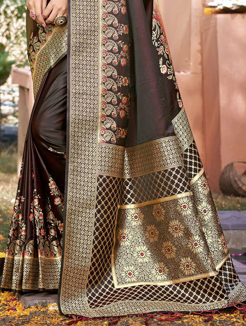 women self design banarasi saree with blouse - 21789749 -  Standard Image - 2