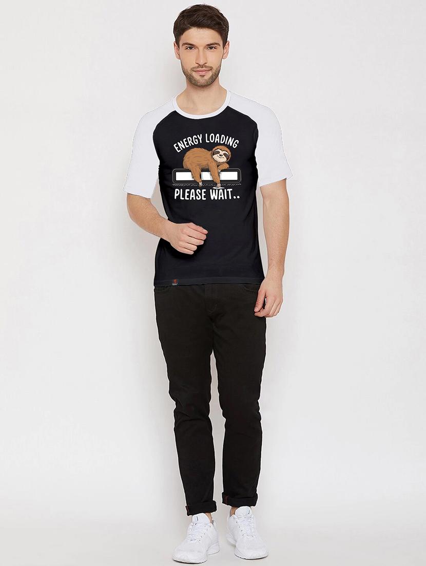 men front print short sleeves t-shirt - 21790829 - Standard Image - 2