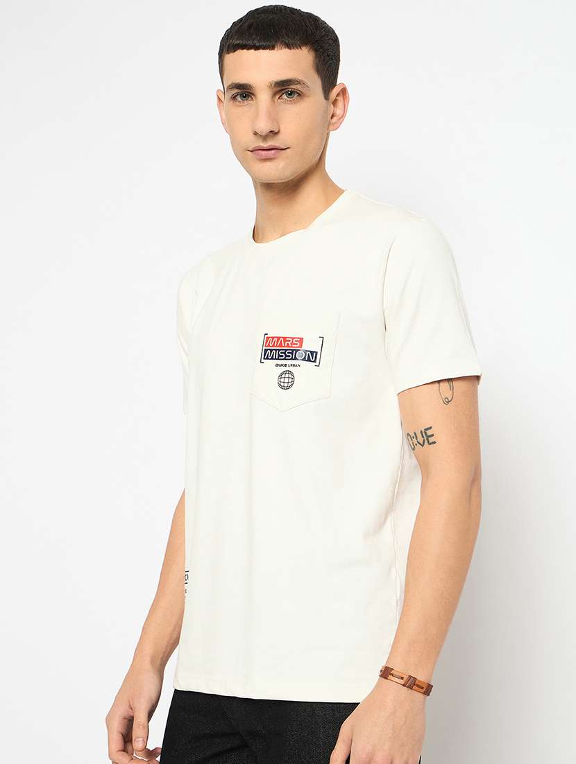 men placement print short sleeves t-shirt - 21791029 - Standard Image - 2