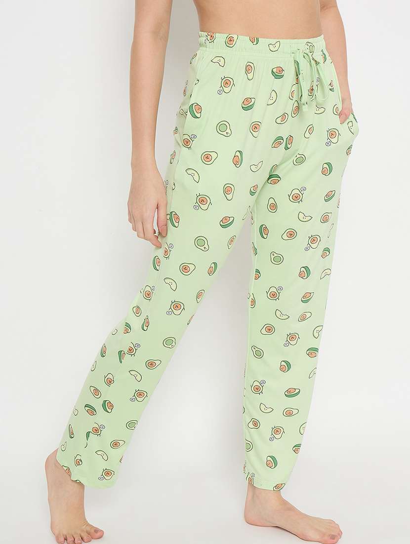 women printed mid rise pajama - 21791044 -  Standard Image - 2