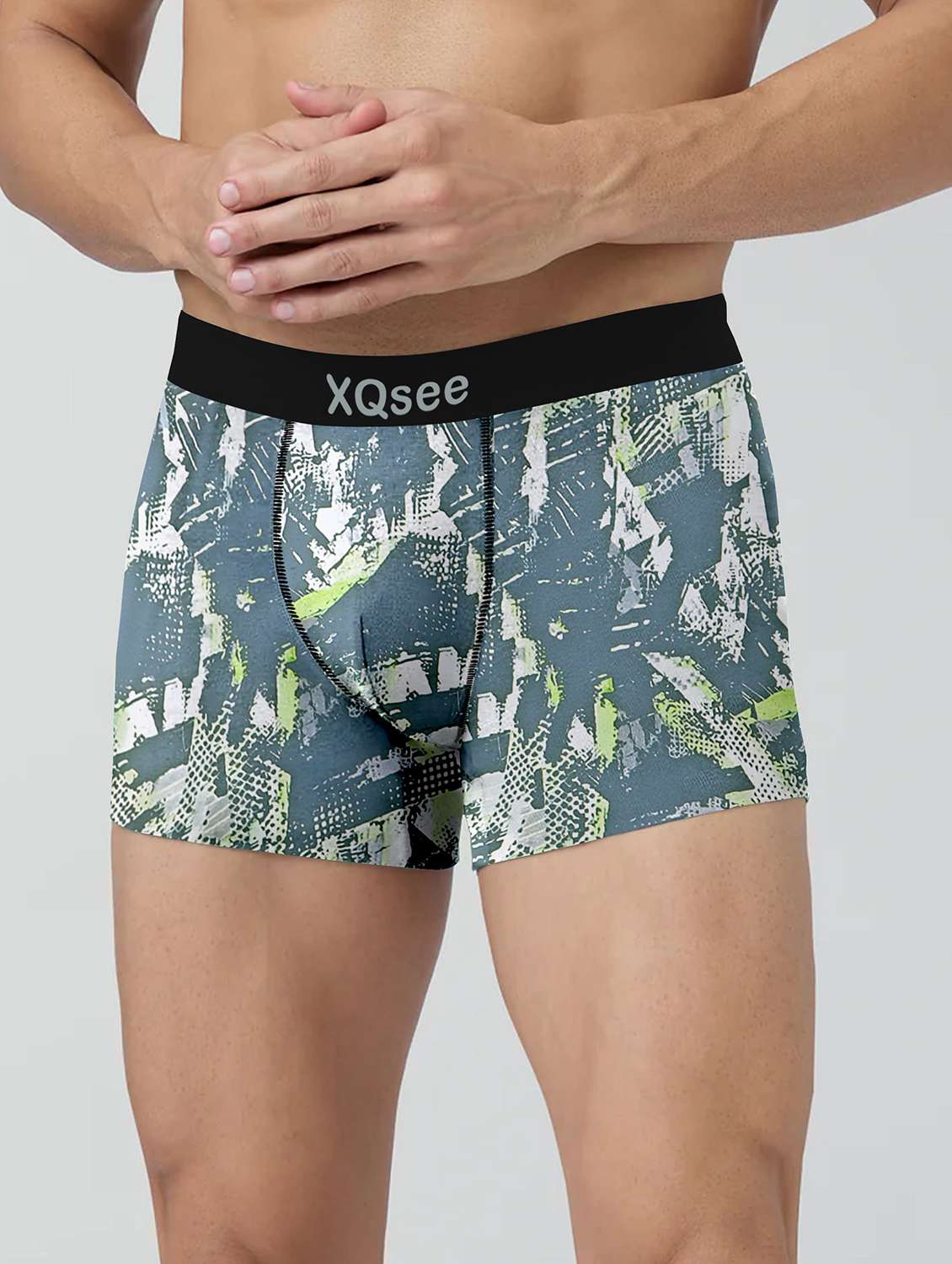 men pack of 3 printed low rise trunks brief - 21793206 -  Standard Image - 2