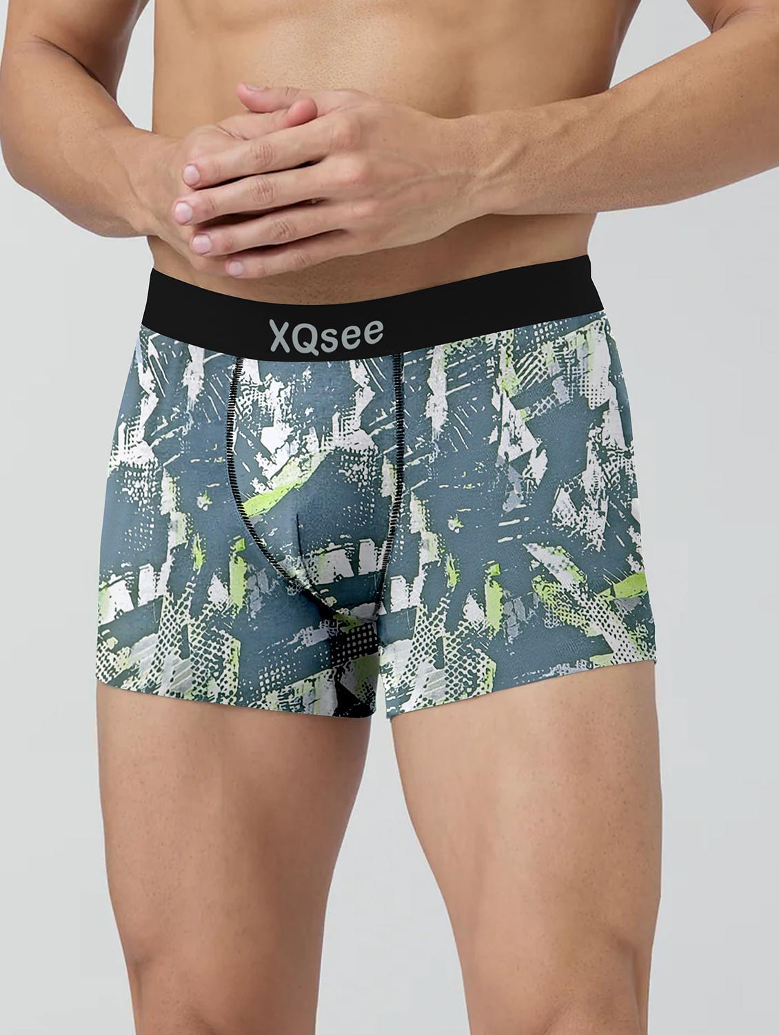 men pack of 3 printed low rise trunks brief - 21793207 - Standard Image - 2
