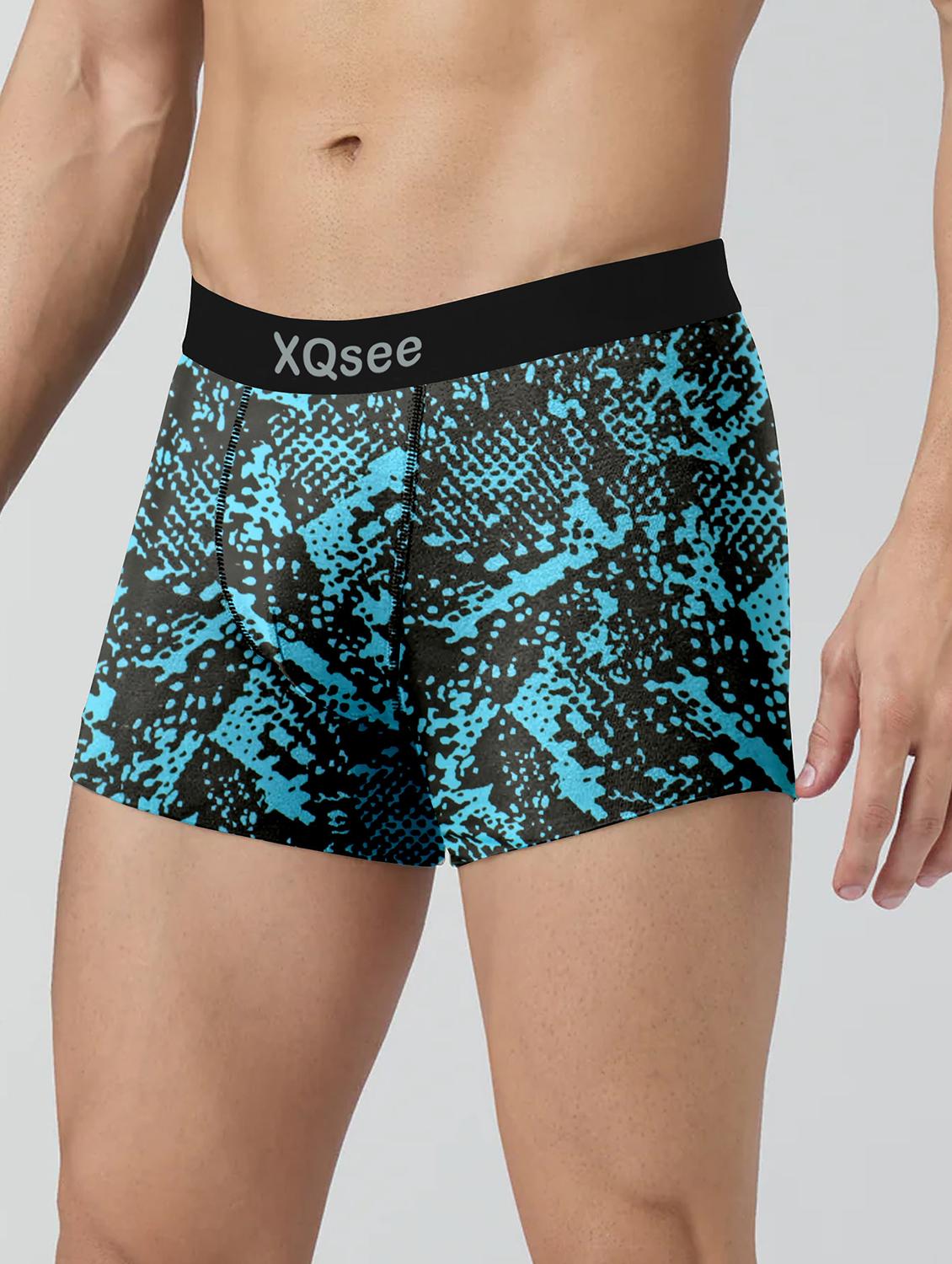 men pack of 3 printed low rise trunks brief - 21793211 - Standard Image - 2