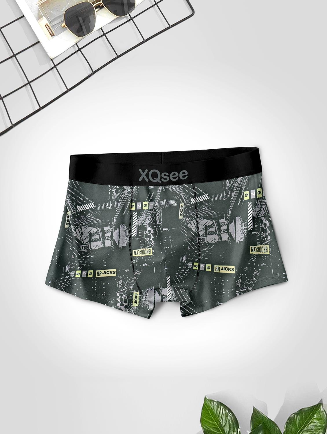 men pack of 3 printed low rise trunks brief - 21793342 - Standard Image - 2