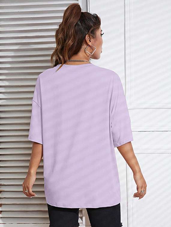 women graphic short sleeve oversized t-shirt - 21793721 - Standard Image - 2