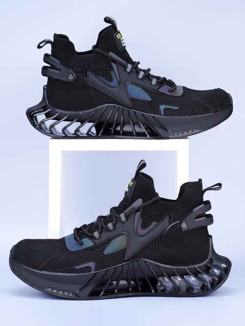 men black lace up sneaker - 21793844 - Standard Image - 0