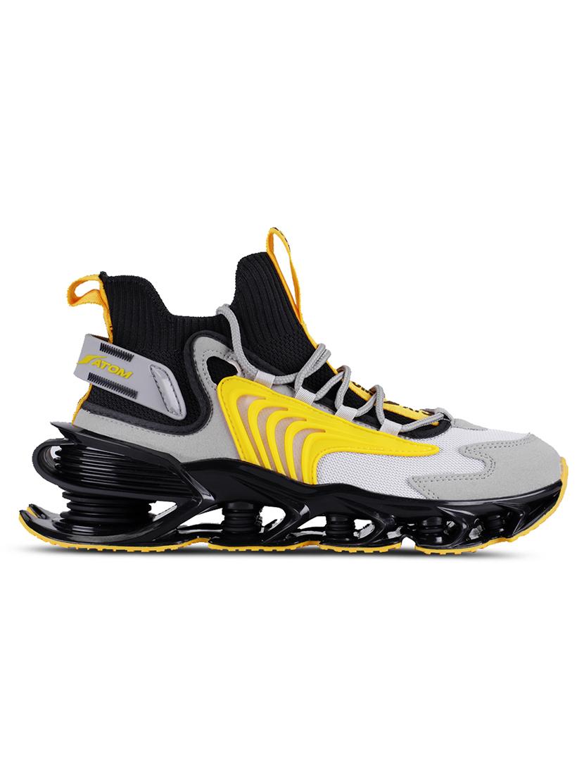 men lace up high ankle sneaker - 21793861 - Standard Image - 2