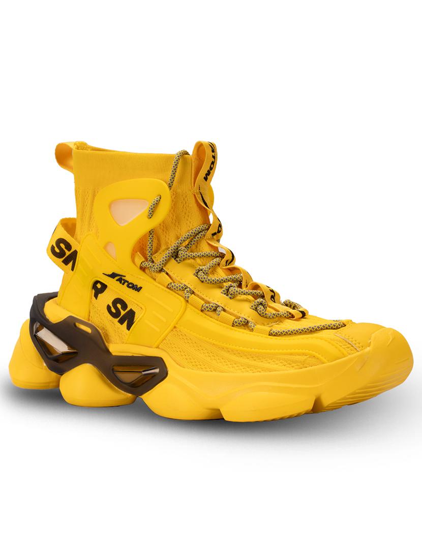 men lace up high ankle sneaker - 21793870 - Standard Image - 2