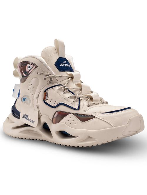 men beige lace up sneaker - 21793889 - Standard Image - 0