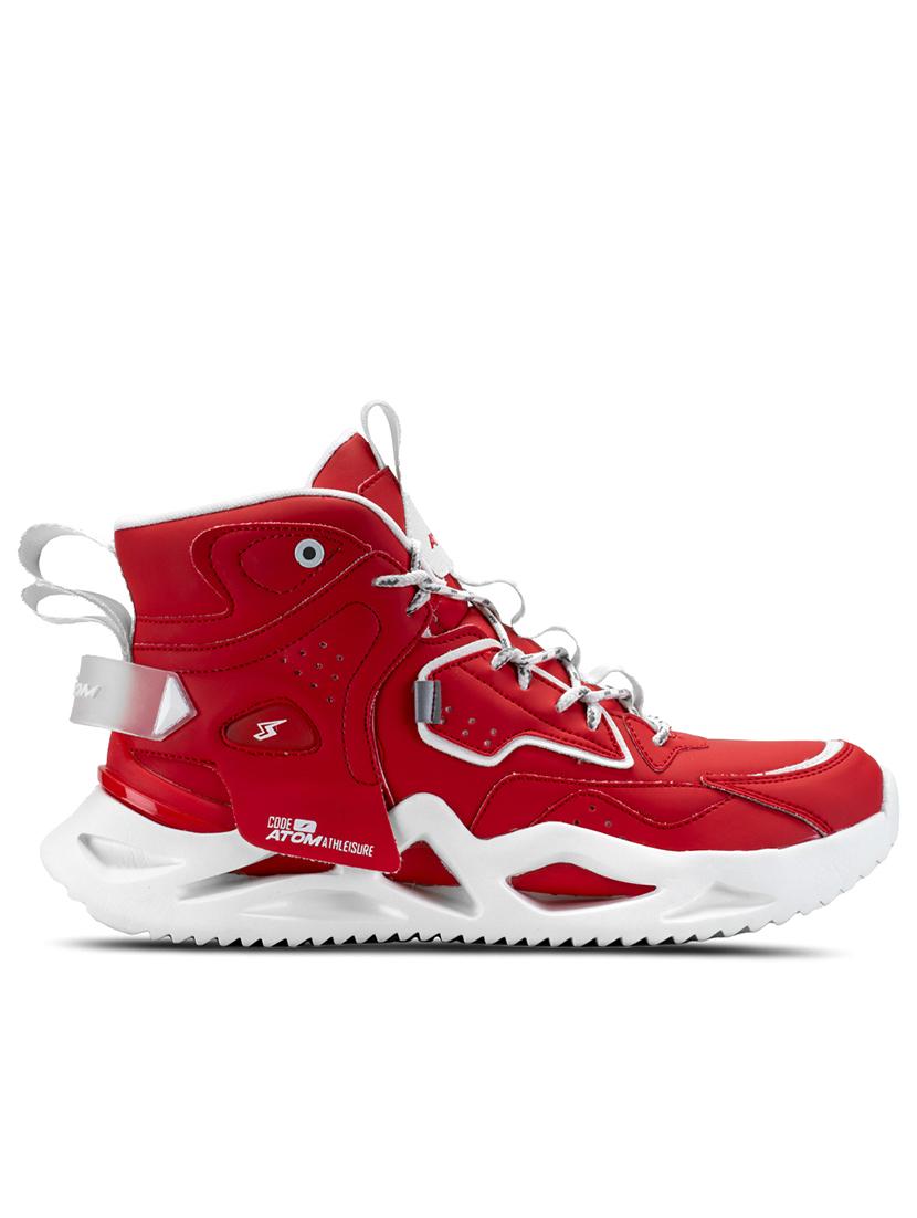 men red lace up sneaker - 21793893 - Standard Image - 2