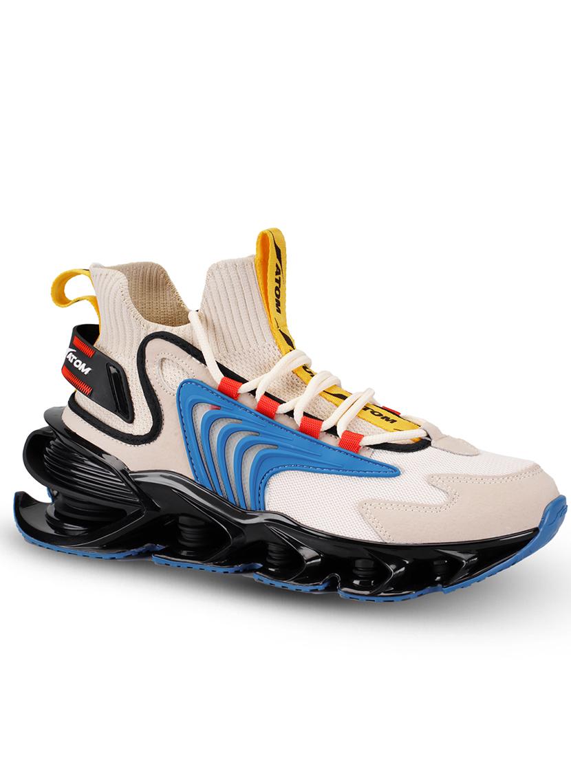men beige lace up sneaker - 21793916 -  Zoom Image - 0