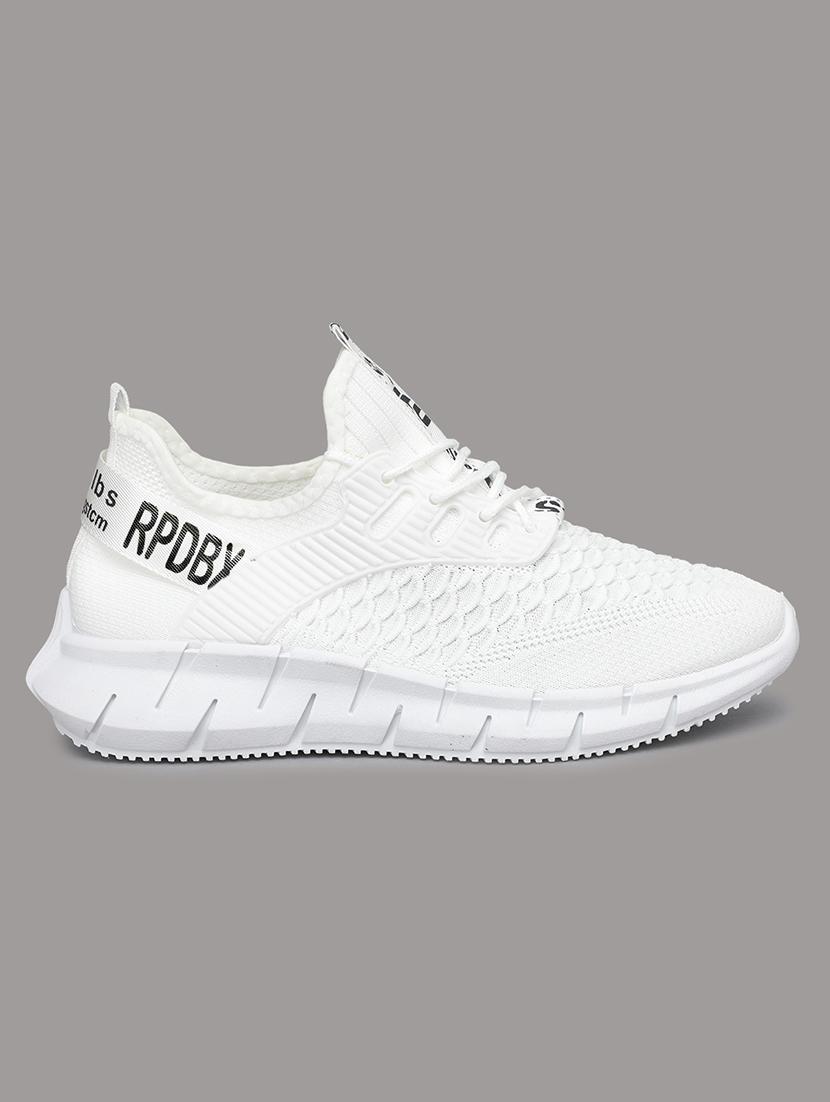 men white lace up sport shoe - 21793920 - Standard Image - 2