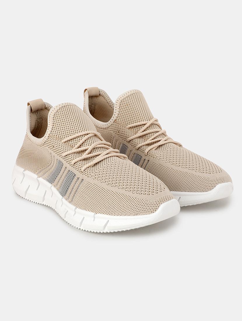 men beige lace up sport shoe - 21793929 - Standard Image - 2