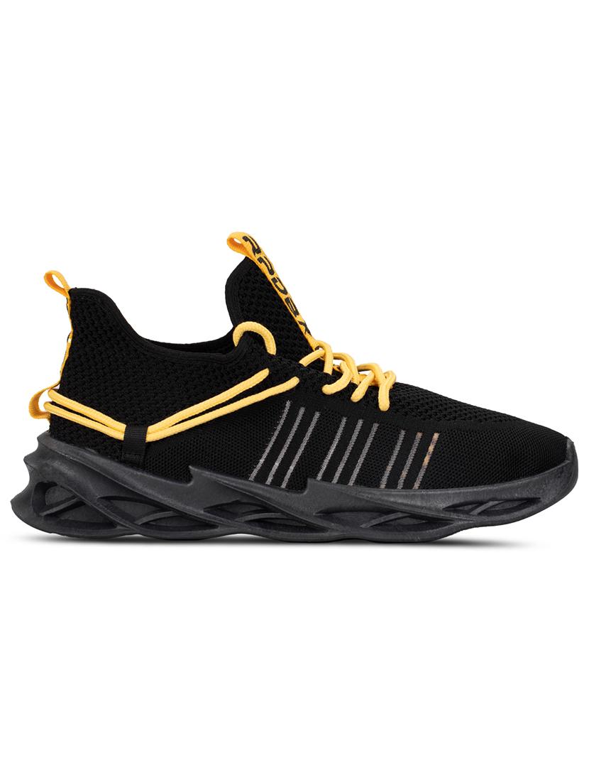 men black lace up sport shoe - 21793934 - Standard Image - 2