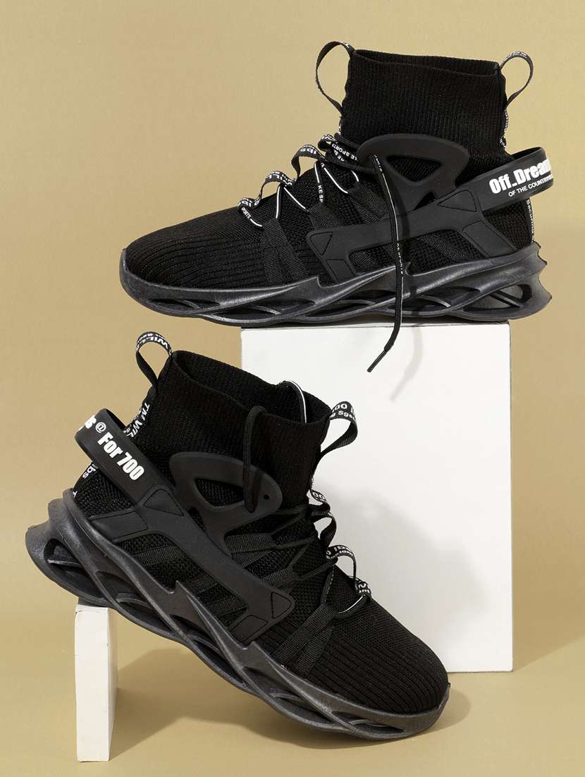 men black lace up sneaker - 21793943 -  Zoom Image - 0