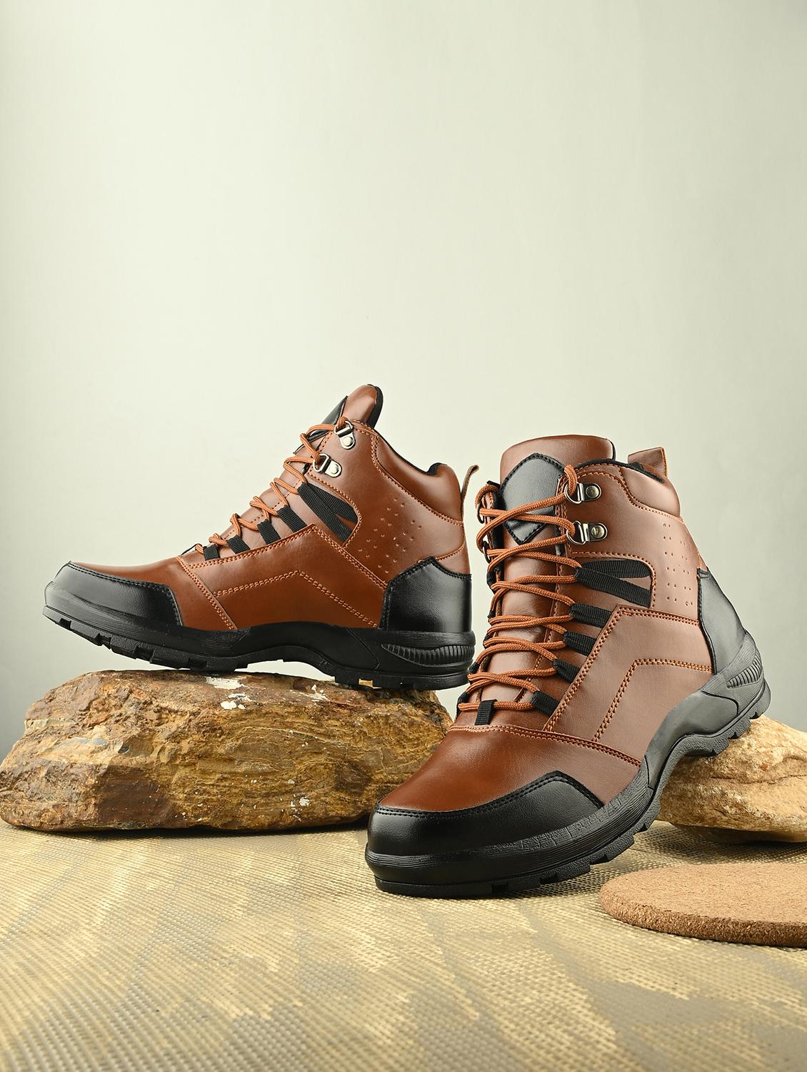 men tan lace up boot - 21794213 -  Zoom Image - 0