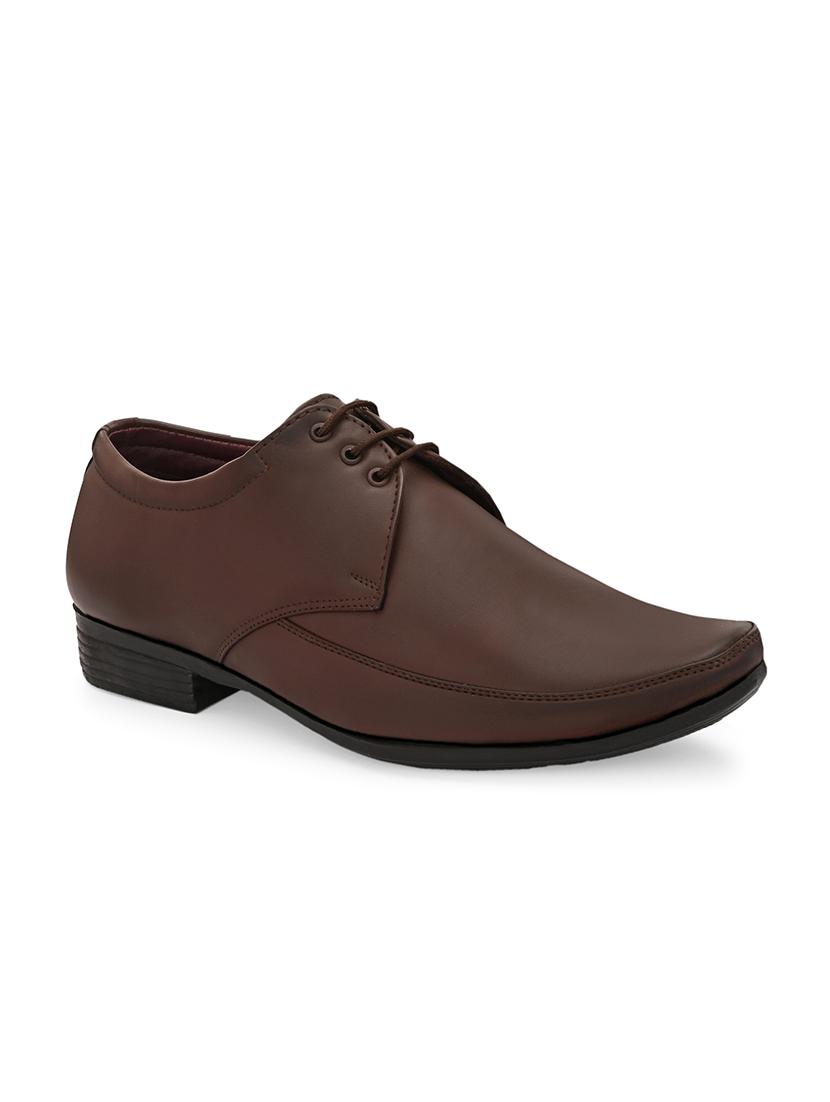 men brown lace-up derby - 21794217 - Standard Image - 2
