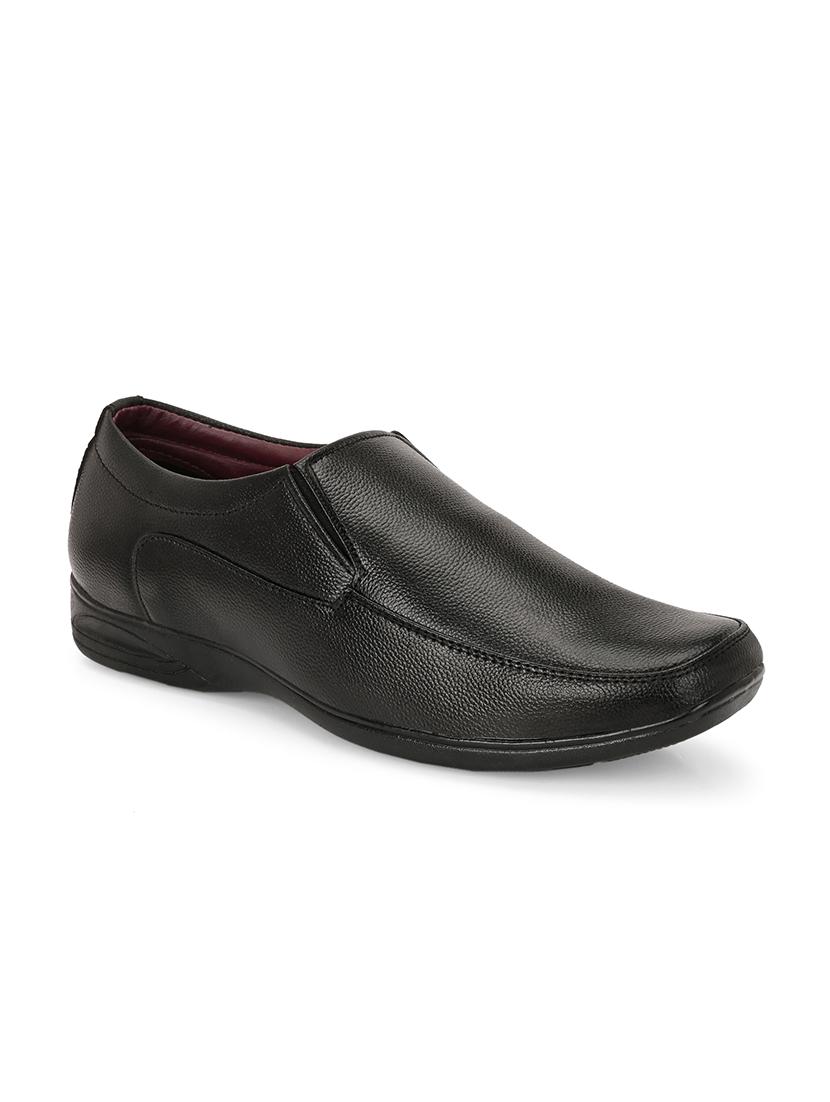 men black slip on formal shoes - 21794220 - Standard Image - 2
