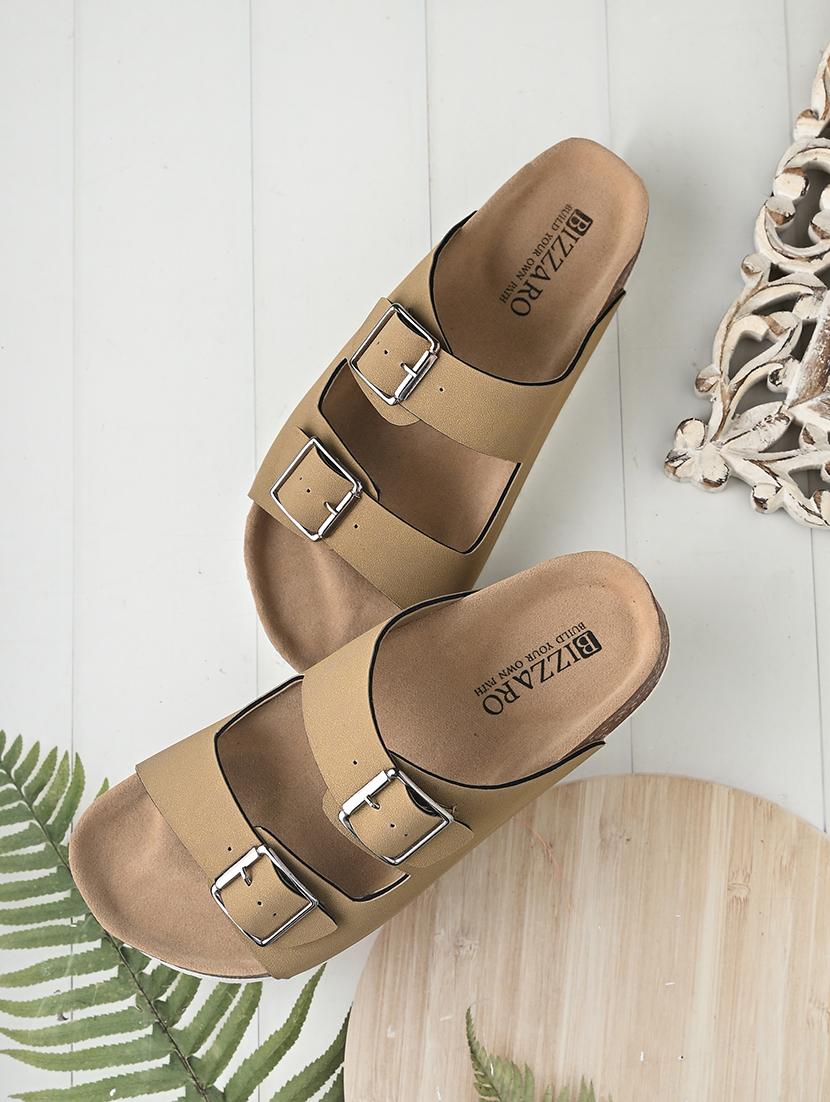women beige slip on sandal - 21794262 - Zoom Image - 0