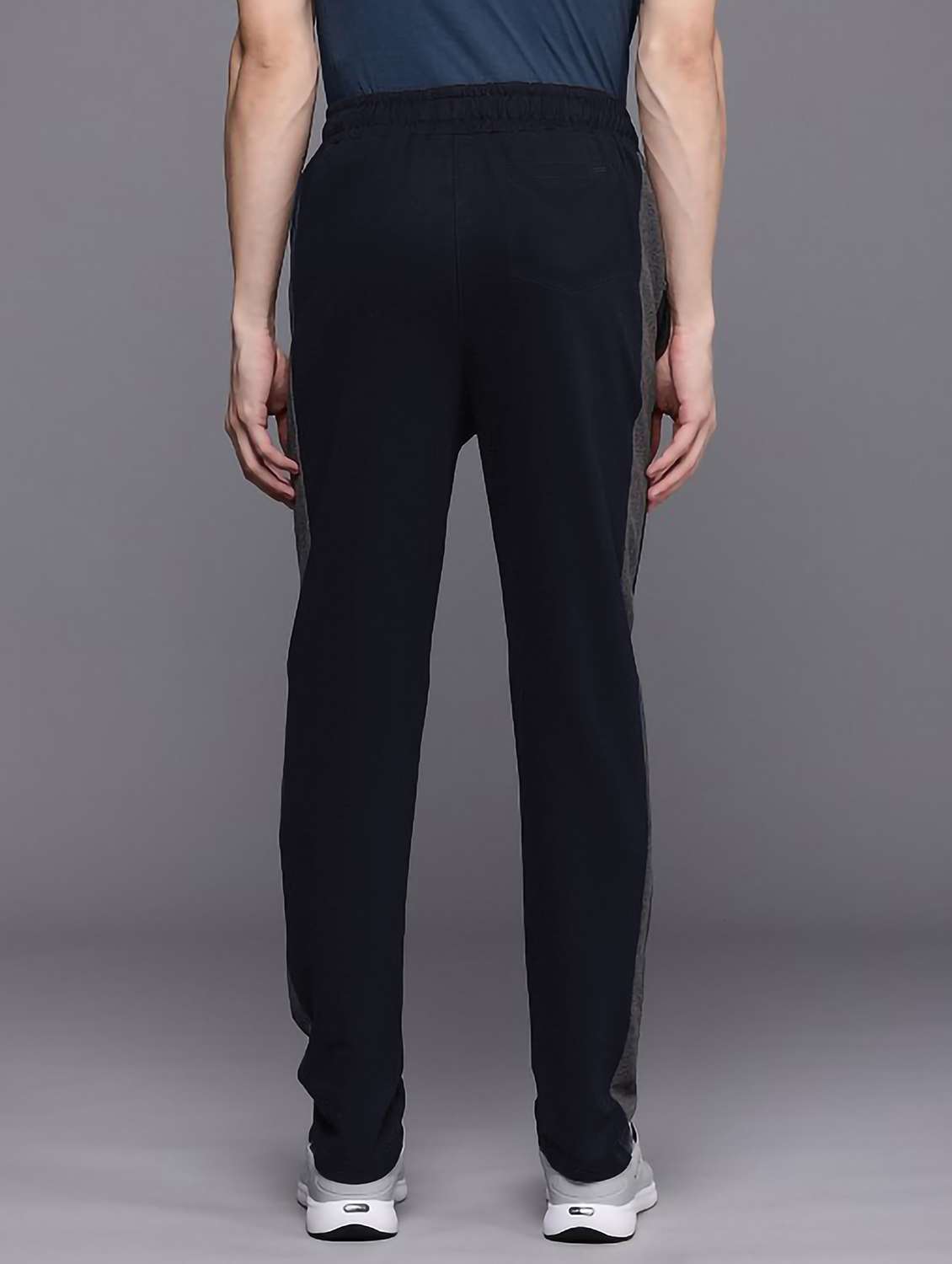 men side taped mid rise full length track pant - 21794592 -  Standard Image - 2