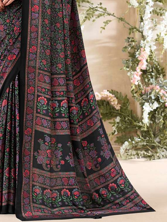 women printed casual wear saree with blouse - 21794624 -  Standard Image - 2