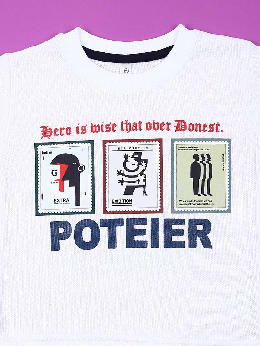 boys printed t-shirt & shorts casual wear set - 21794840 -  Standard Image - 2