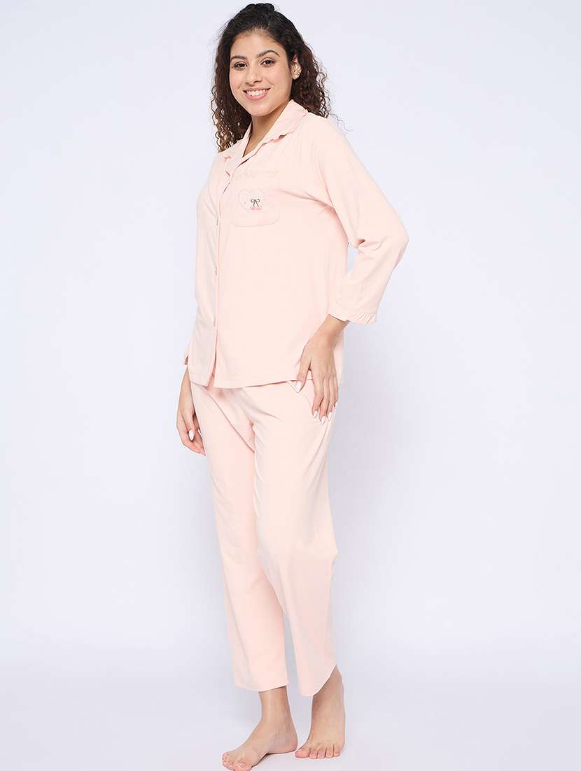 women long sleeves nightwear pyjama set - 21796527 -  Standard Image - 2