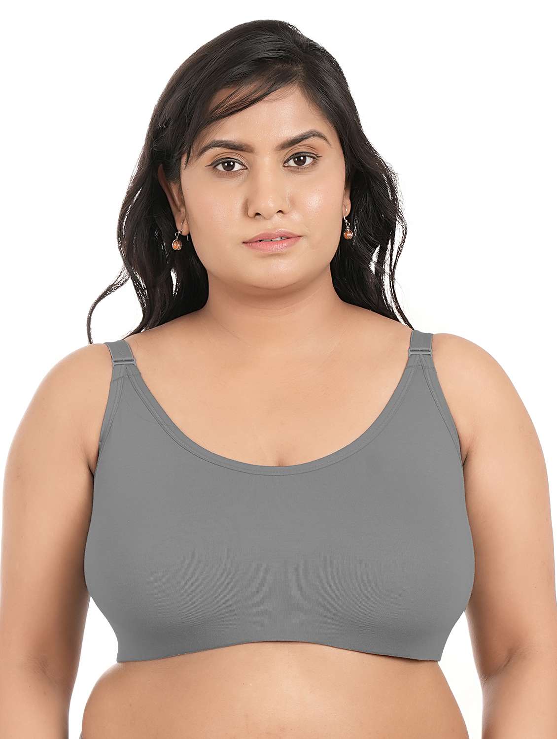 women plus size solid minimizer bra