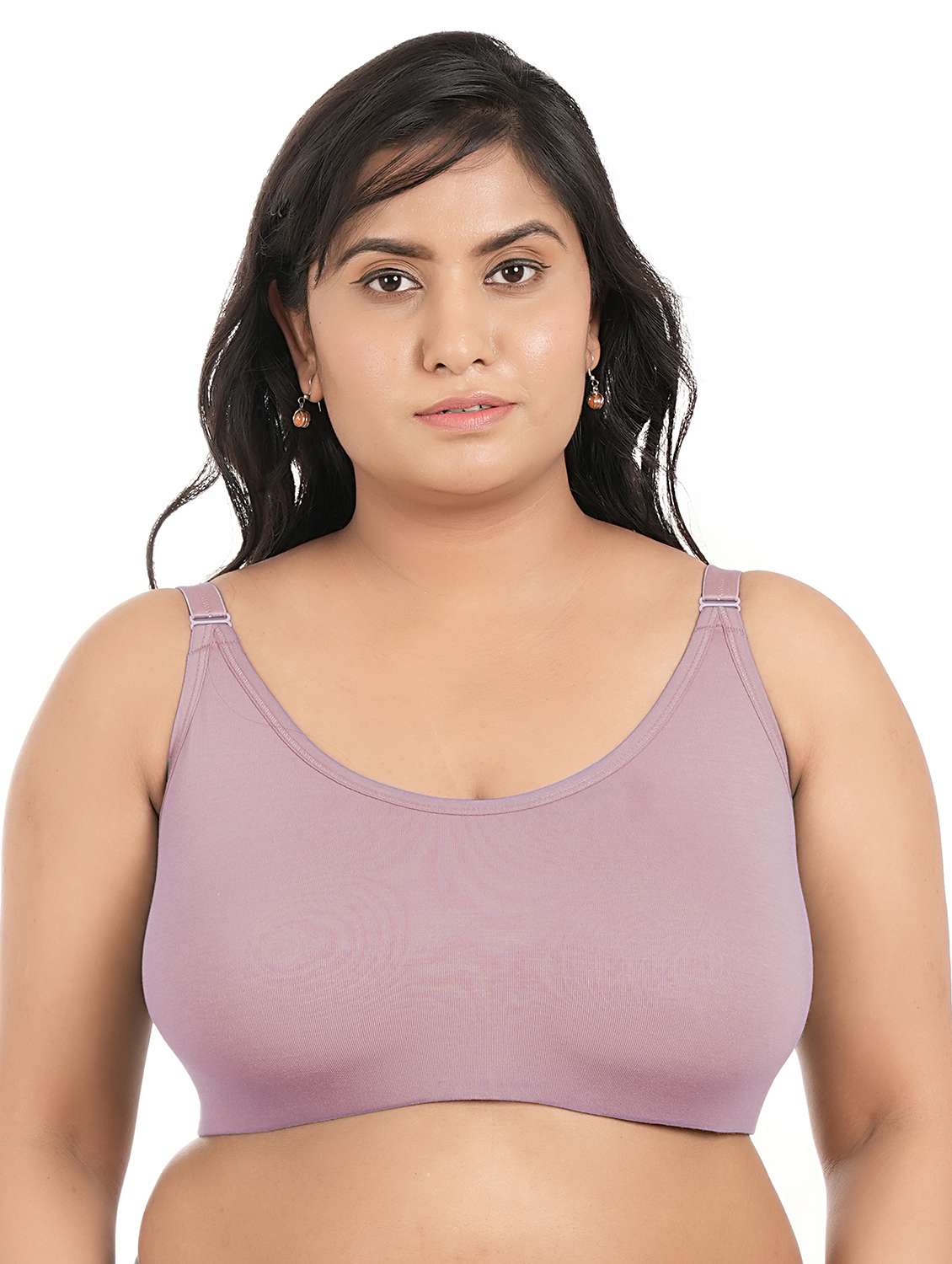 women plus size solid minimizer bra