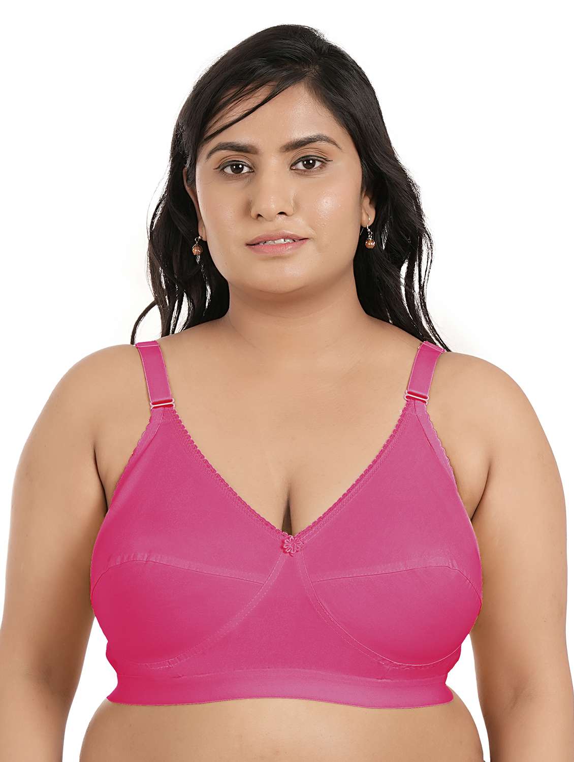 women plus size solid regular bra