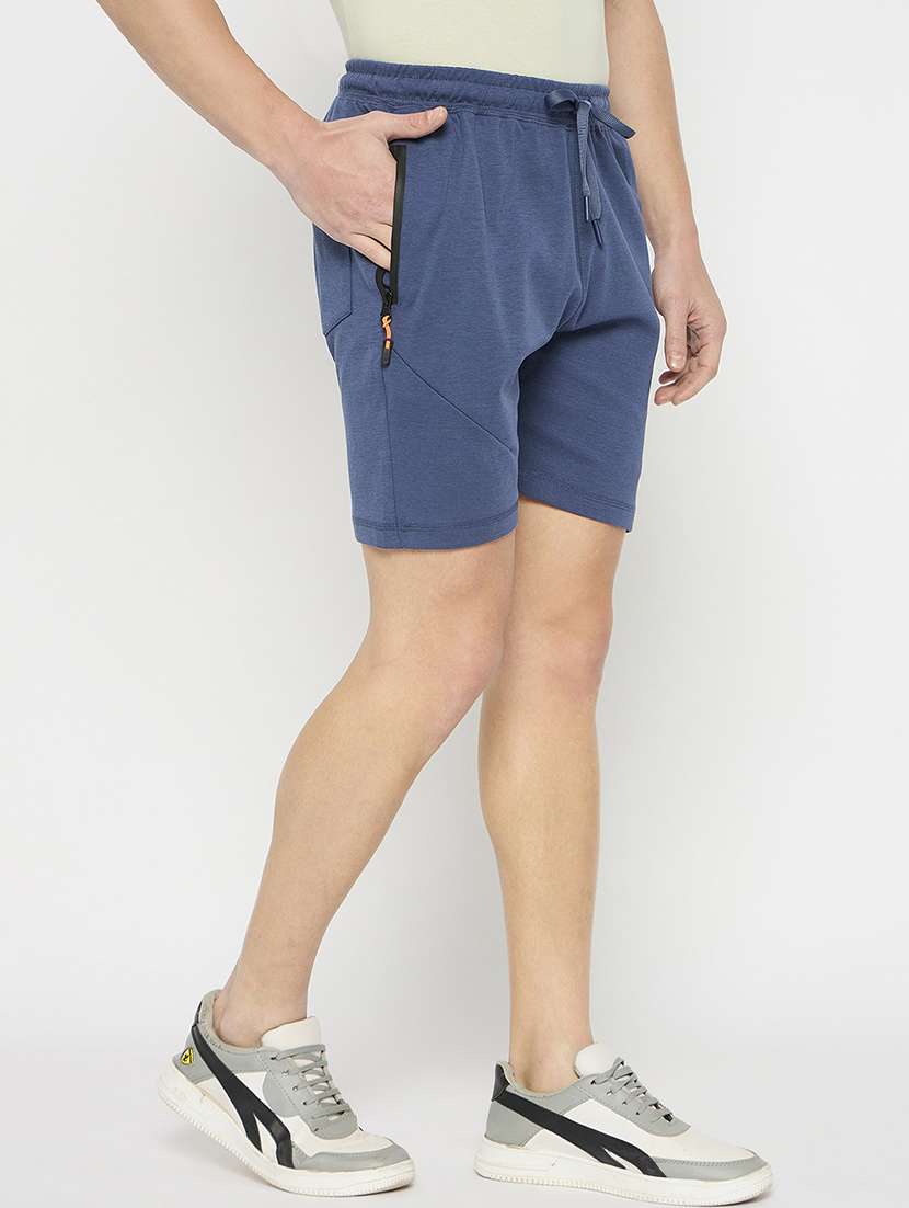 men solid mid rise regular fit short - 21797010 -  Standard Image - 2