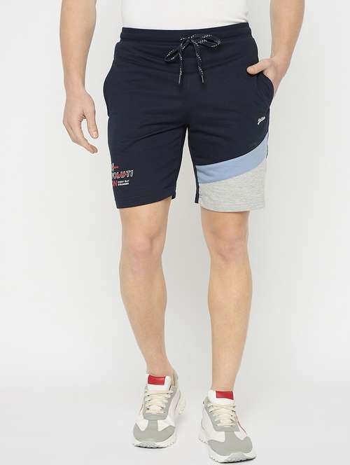 women color blocked mid rise short - 21797012 -  Standard Image - 0