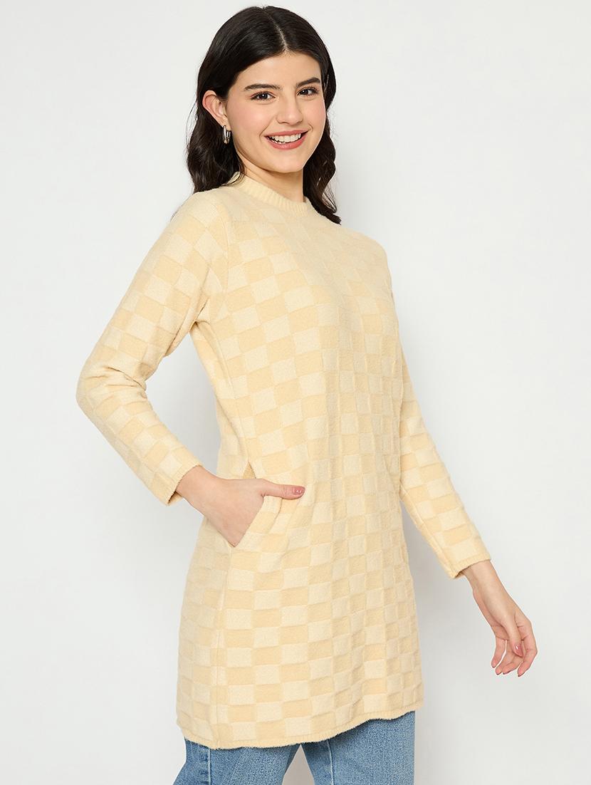 women self designed long sleeves pullover - 21797026 - Standard Image - 2