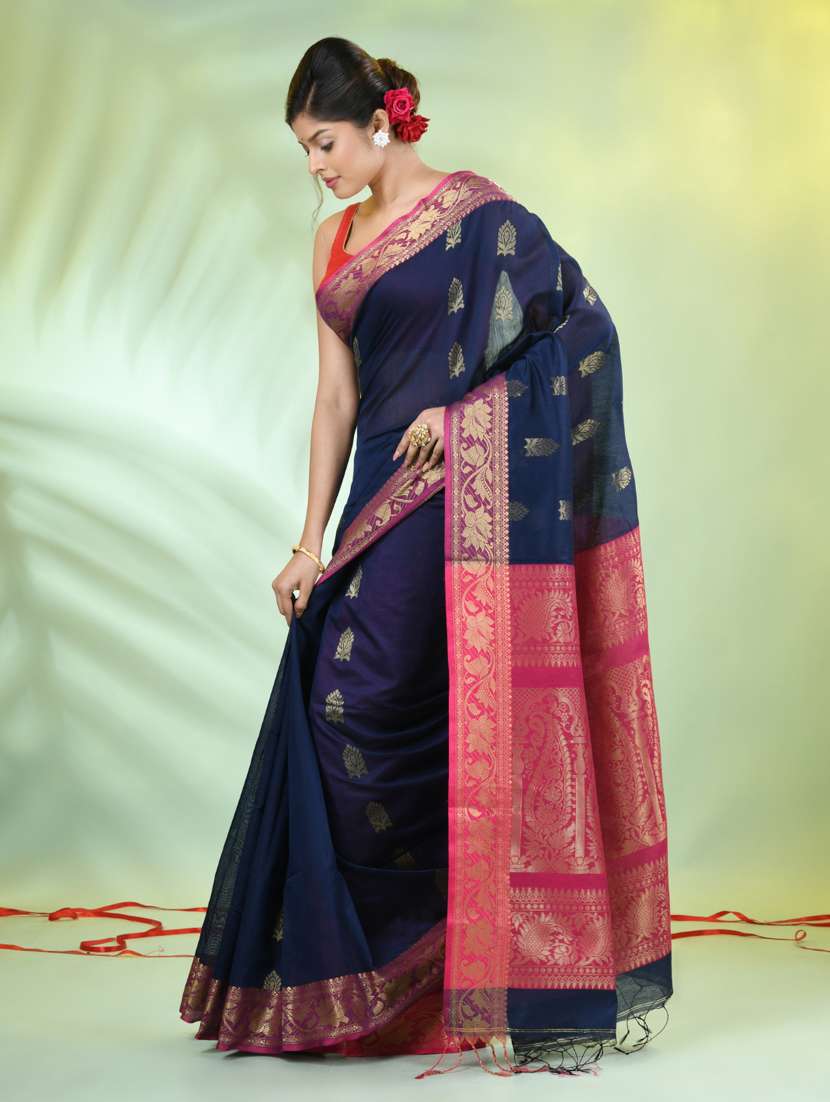 women self design bordered saree with blouse - 21839476 -  Standard Image - 2
