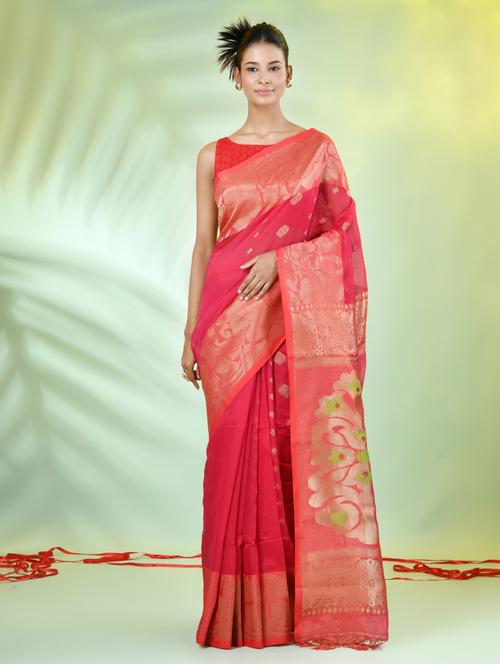 women self design bordered saree with blouse - 21839484 -  Standard Image - 0