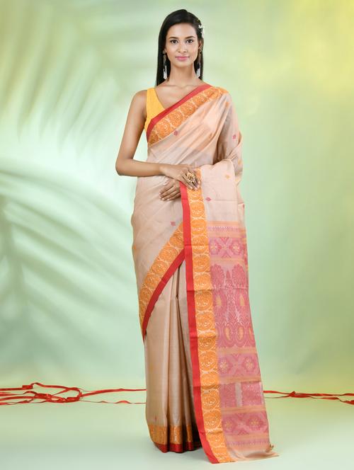 women self design tussar silk saree - 21839502 - Standard Image - 0