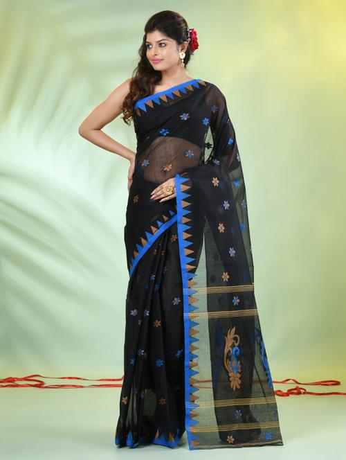 women black handloom saree - 21839505 -  Standard Image - 0