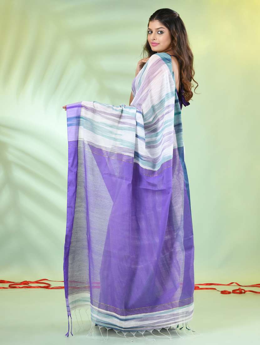 women self design handloom saree with blouse - 21839541 - Standard Image - 2