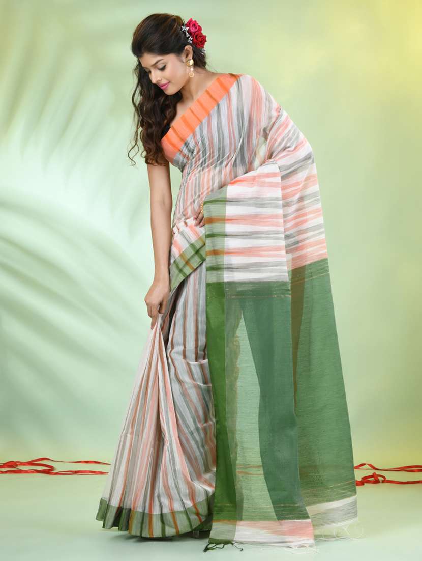 women self design handloom saree with blouse - 21839542 -  Standard Image - 2