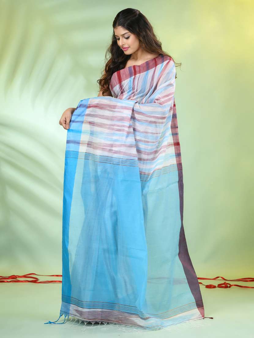 women self design handloom saree with blouse - 21839543 -  Standard Image - 2