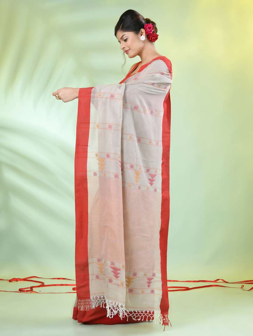 women self design handloom saree with blouse - 21839544 -  Standard Image - 2