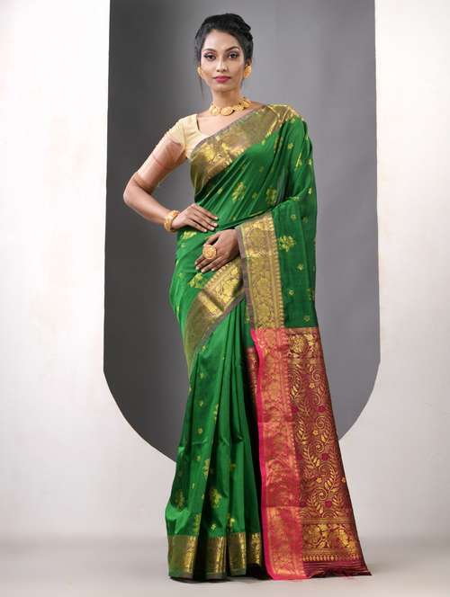 women self design bordered saree with blouse - 21839600 - Standard Image - 0