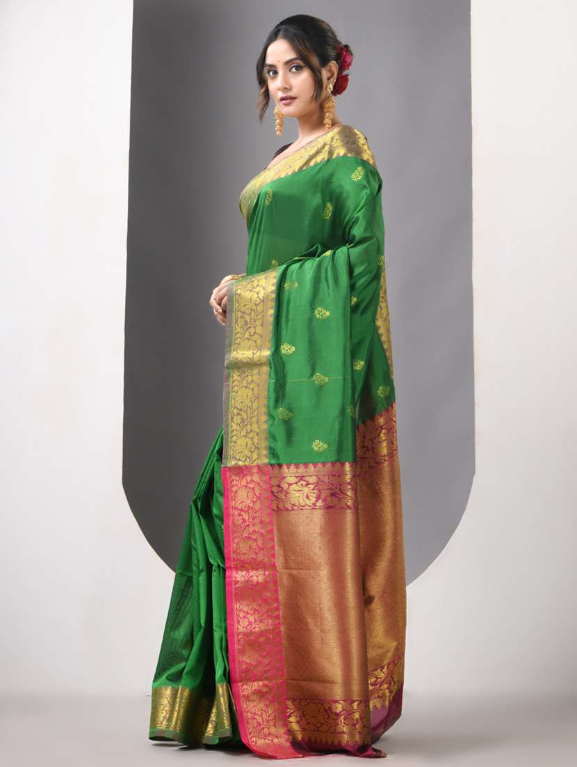 women self design bordered saree with blouse - 21839606 -  Standard Image - 2