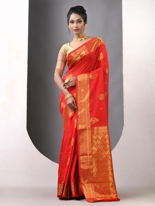 women self design bordered saree with blouse - 21839618 - Standard Image - 0
