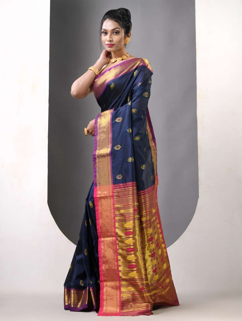 women self design paithani saree with blouse - 21839621 -  Standard Image - 2