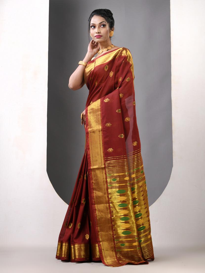 women self design paithani saree with blouse - 21839623 - Standard Image - 2