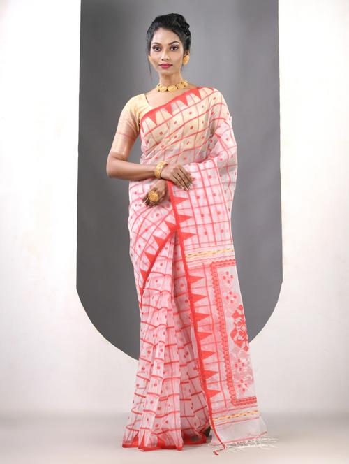 women self design handloom saree with blouse - 21839645 -  Standard Image - 0